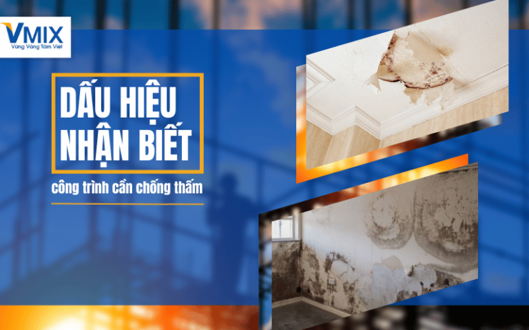 Dấu hiệu nhận biết công trình cần chống thấm ngay lập tức