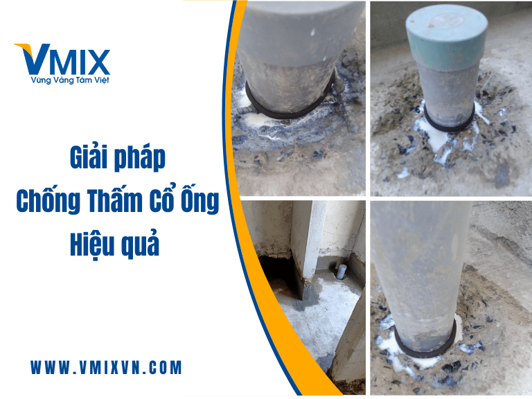 Giải pháp chống thấm cổ ống xuyên sàn