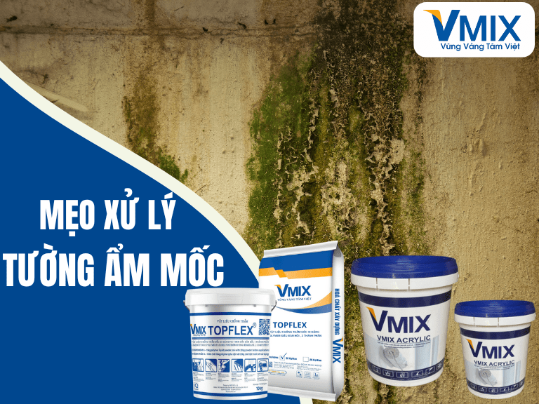 Mẹo Xử Lý Tường Ẩm Mốc Khi Mùa Mưa Đến