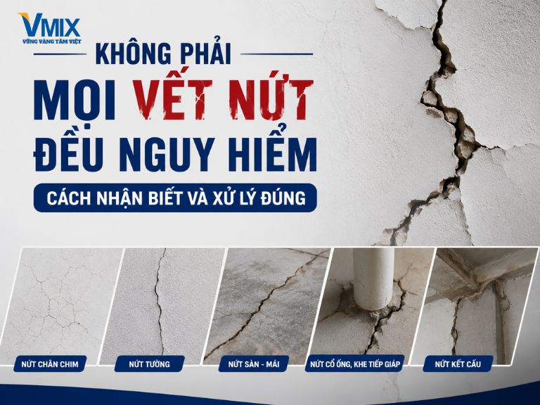 Không phải mọi vết nứt đều nguy hiểm – Cách nhận biết và xử lý đúng